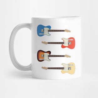 T Style Electric Guitar Rosewood Pack Mug